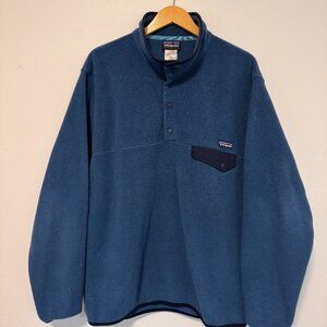 Men's Patagonia Synchilla Snap T Fleece Pullover Jacket Size L